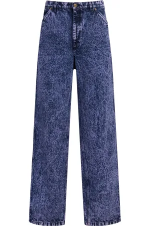 Marni Stonewashed mid-rise straight-leg jeans