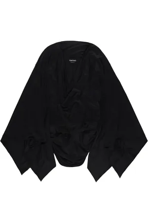 Tom Ford Drape-detail long-sleeved blouse