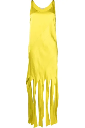Stella McCartney Fringe-hem sleeveless dress