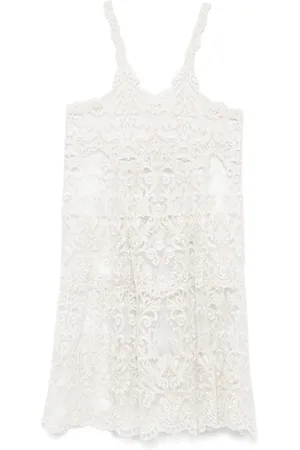 Maurizio Mykonos Corded-lace midi dress