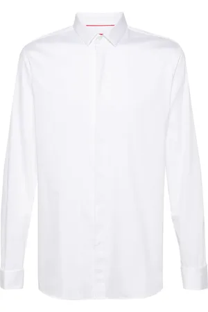 HUGO BOSS French-cuffs poplin shirt