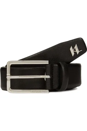 Karl Lagerfeld Monogram leather belt