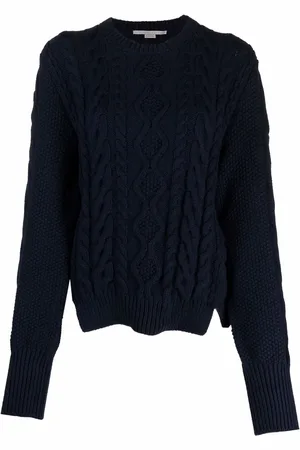 Stella McCartney Long-sleeve cable-knit jumper