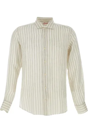 MC2 SAINT BARTH Striped linen shirt