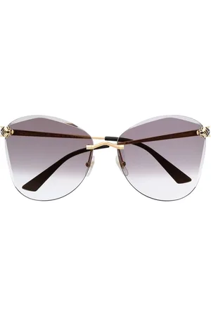 Cartier Signature panther oversized sunglasses