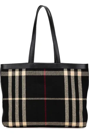 Burberry 2000-2017 Beat Check Wool tote bag