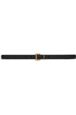 Saint Laurent Logo-plaque belt