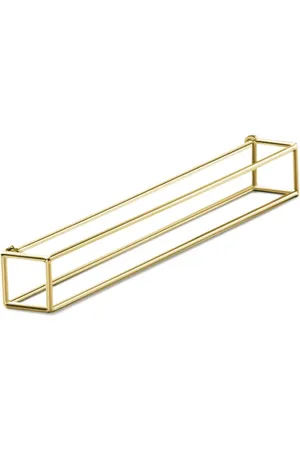 SHIHARA 18kt yellow Rectangle 60 earring