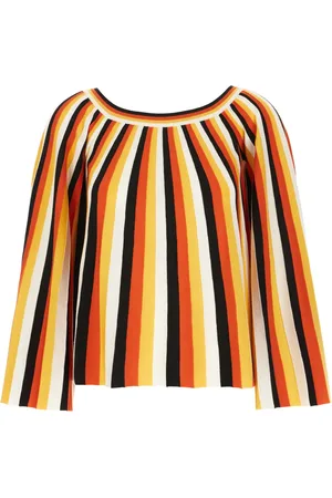 Chloé Striped wool blouse