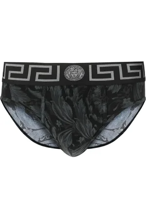 VERSACE Barocco-print cotton briefs