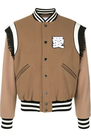 Ports V Fringe trim bomber jacket