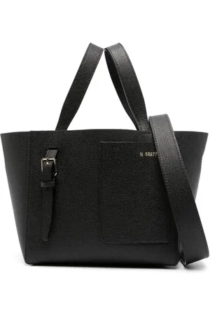 VALEXTRA Soft Bucket Micro leather tote bag