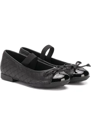 Geox Plié leather ballerina shoes
