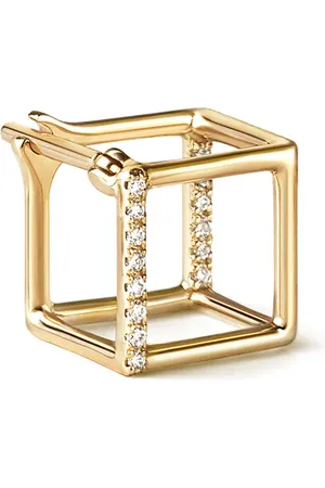 SHIHARA Diamond Square Earring 7 (01)