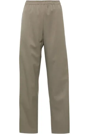 Maison Margiela Stripe-detail straight-leg trousers