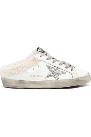 Golden Goose Super-Star Sabot shearling-lined sneakers