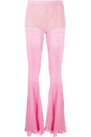 BLUMARINE Knitted flared trousers