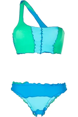 Sherris One-shoulder colour block bikini