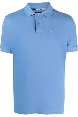 Barbour Tartan logo-embroidered polo shirt