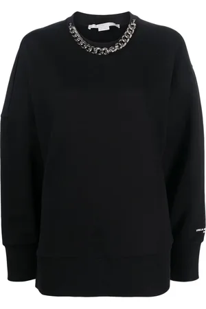 Stella McCartney Chain-link cotton sweatshirt