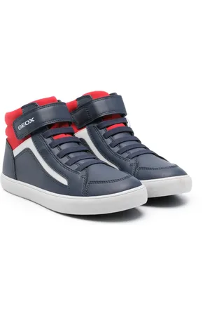 Geox Panelled high-top sneakers
