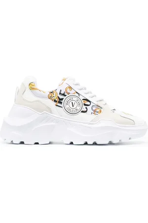 VERSACE Baroque-pattern print sneakers