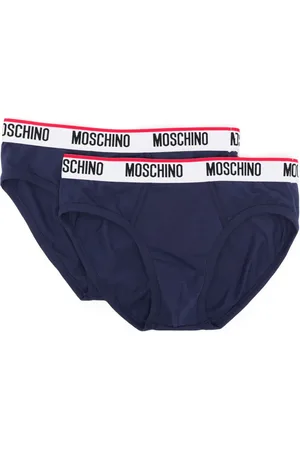 Moschino Logo-waistband brief pack (pack of two)