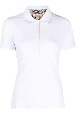Barbour Embroidered-logo cotton polo top