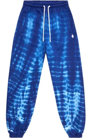 MARCELO BURLON AOP Soundwaves-print track pants