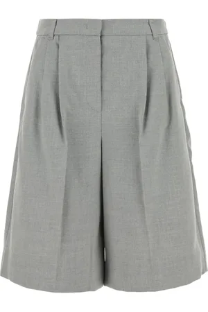 I BLUES Pianta pleated-front shorts
