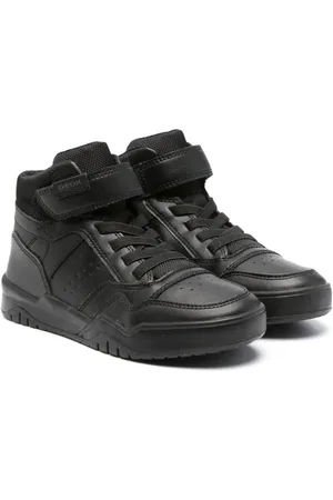 Geox Perth panelled high-top sneakers