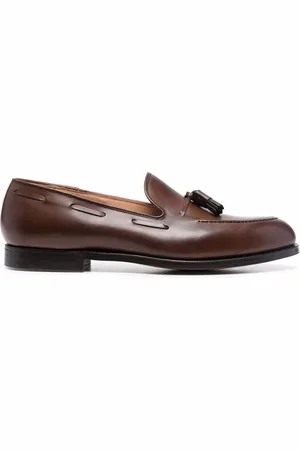 Crockett & Jones Tasseled leather loafers