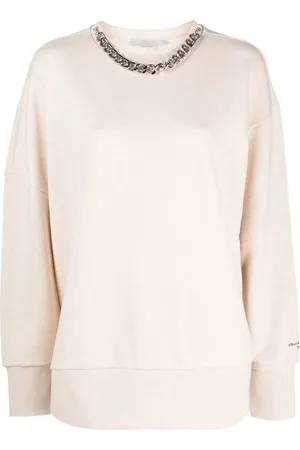Stella McCartney Chain-link cotton sweatshirt
