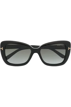 Tom Ford Logo-detail butterfly-frame sunglasses