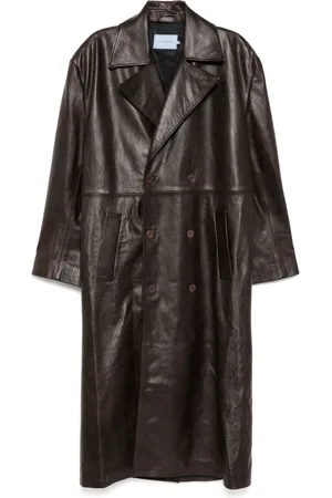 ACHILLES ION GABRIEL Leather coat