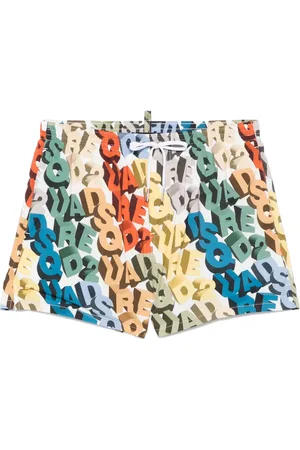 Dsquared2 All-over logo swim shorts