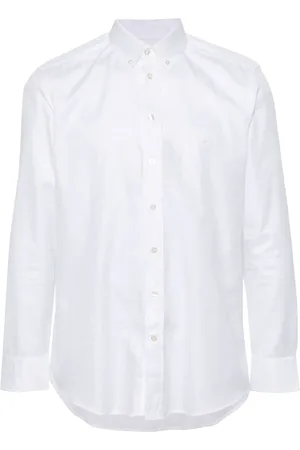 Etro Logo-embroidered paisley-print shirt