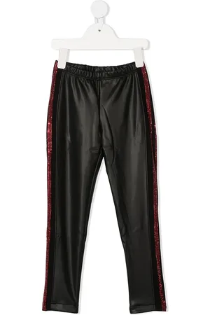 MONNALISA Crystal-side skinny trousers