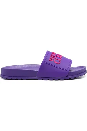 VERSACE Logo-print slides