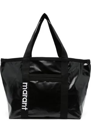 Isabel Marant Darwen logo-embroidered tote bag