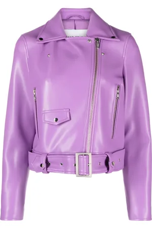 Stand Studio Esmeralda faux-leather biker jacket
