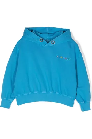 Khrisjoy Logo-embroidered cotton hoodie