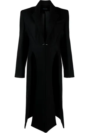 MUGLER Single-breasted wool coat