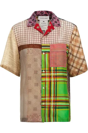 Marine Serre Mix-print shirt