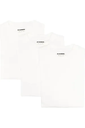 Jil Sander Logo-patch crew-neck T-shirt