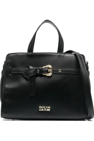 VERSACE Logo-plaque tote bag