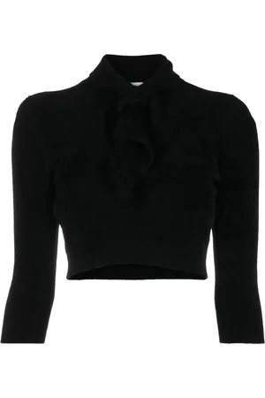 The Attico Catlin cut-out cropped jumper