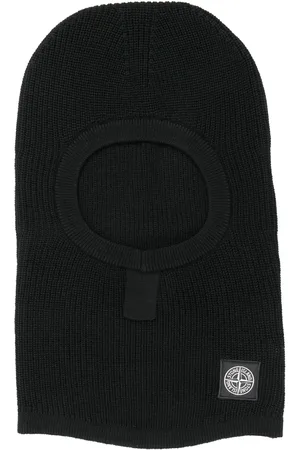 Stone Island Compass-patch virgin wool balaclava