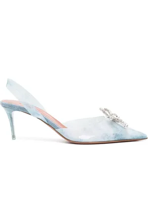 Amina Muaddi Rosie 60mm transparent pumps