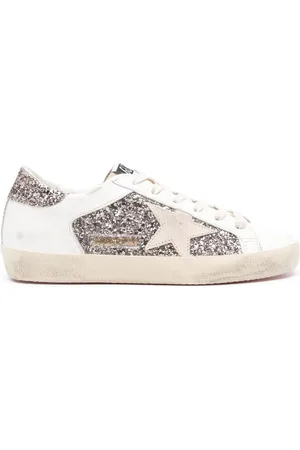 Golden Goose Super-Star glitter-detail sneakers